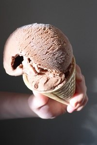 kakaová zmrzlina